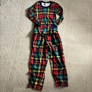 Hanna Andersson Colorful Plaid Pajamas - Multicolor Unisex Medium
